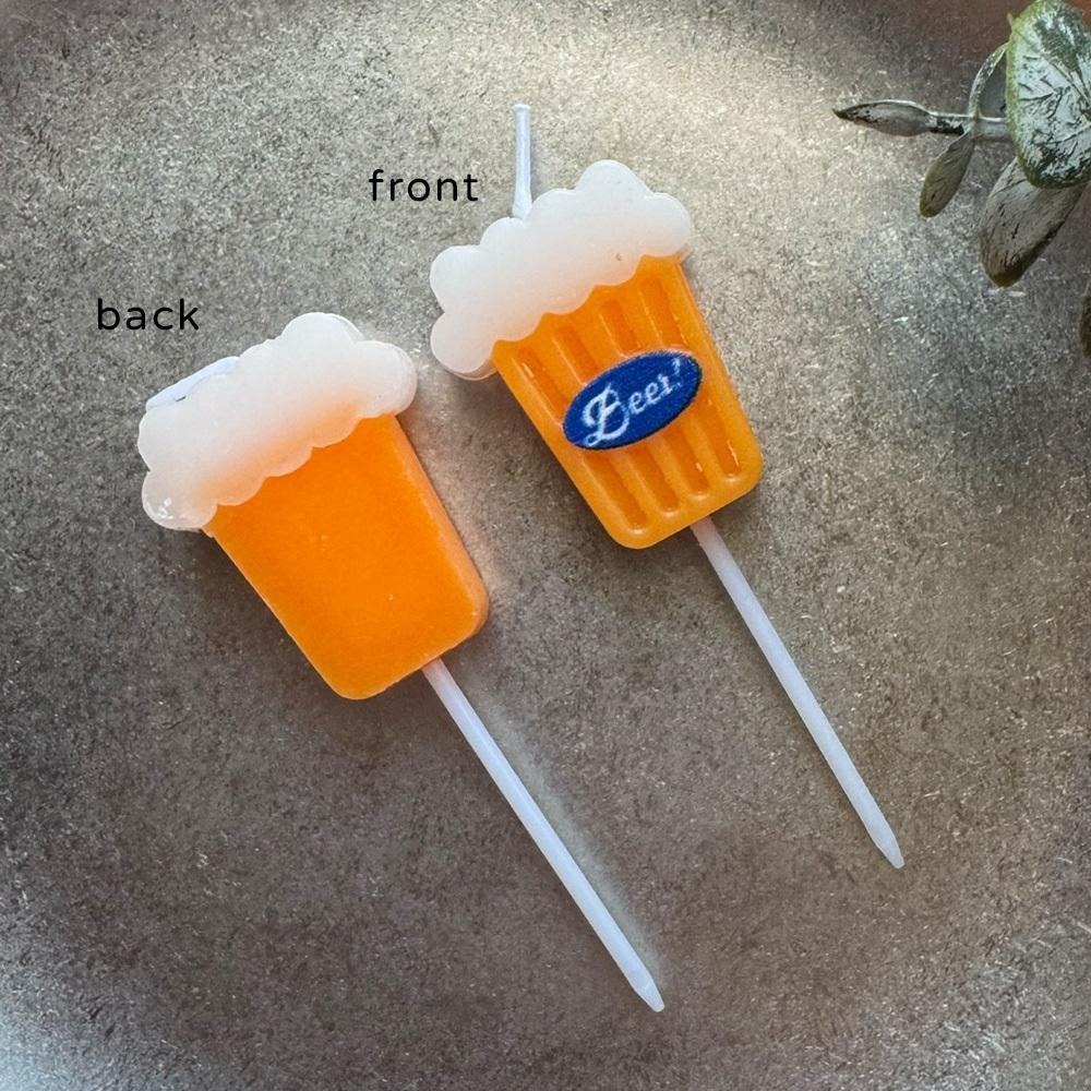 cheers! 大人系韓國燒酒蠟燭 啤酒蠟燭 乾杯生日蠟燭 父親節蠟燭-細節圖3