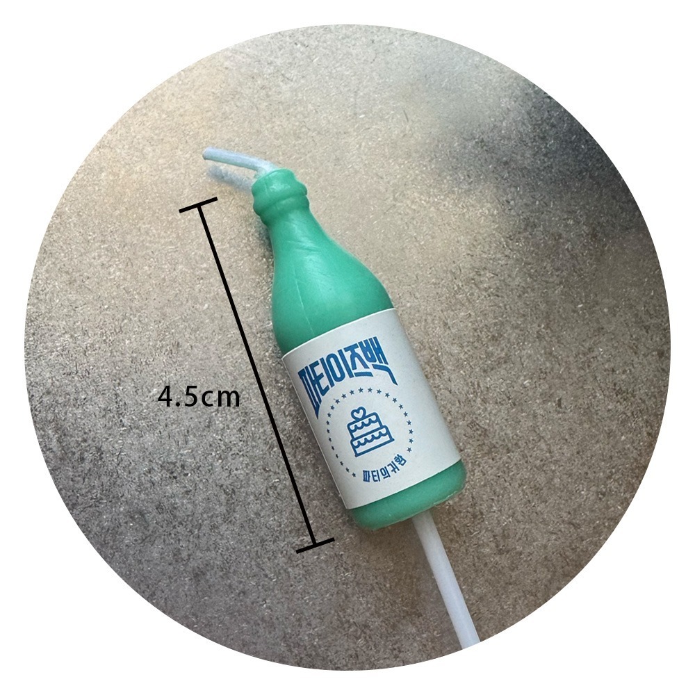 cheers! 大人系韓國燒酒蠟燭 啤酒蠟燭 乾杯生日蠟燭 父親節蠟燭-規格圖4