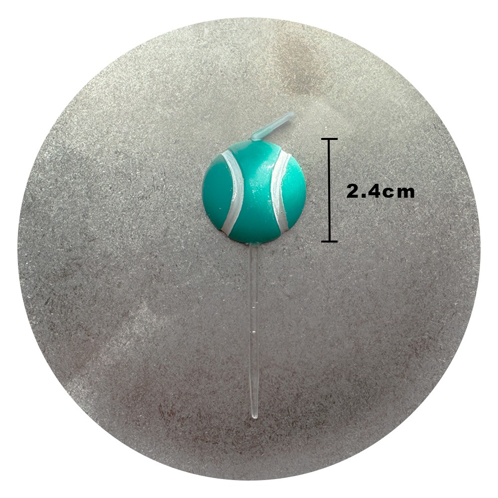 各種球類蠟燭⚽️ 生日蠟燭 派對蠟燭 籃球/足球/網球/排球/橄欖球蠟燭-規格圖6