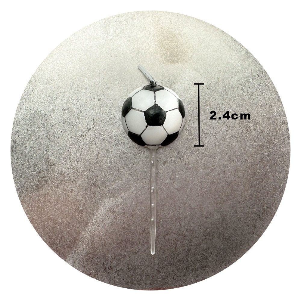 各種球類蠟燭⚽️ 生日蠟燭 派對蠟燭 籃球/足球/網球/排球/橄欖球蠟燭-規格圖6