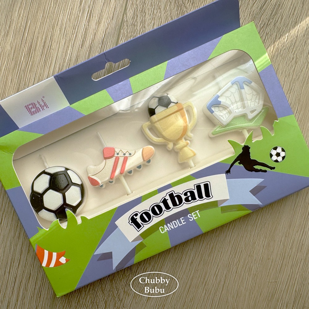 各種球類蠟燭⚽️ 生日蠟燭 派對蠟燭 籃球/足球/網球/排球/橄欖球蠟燭-規格圖6