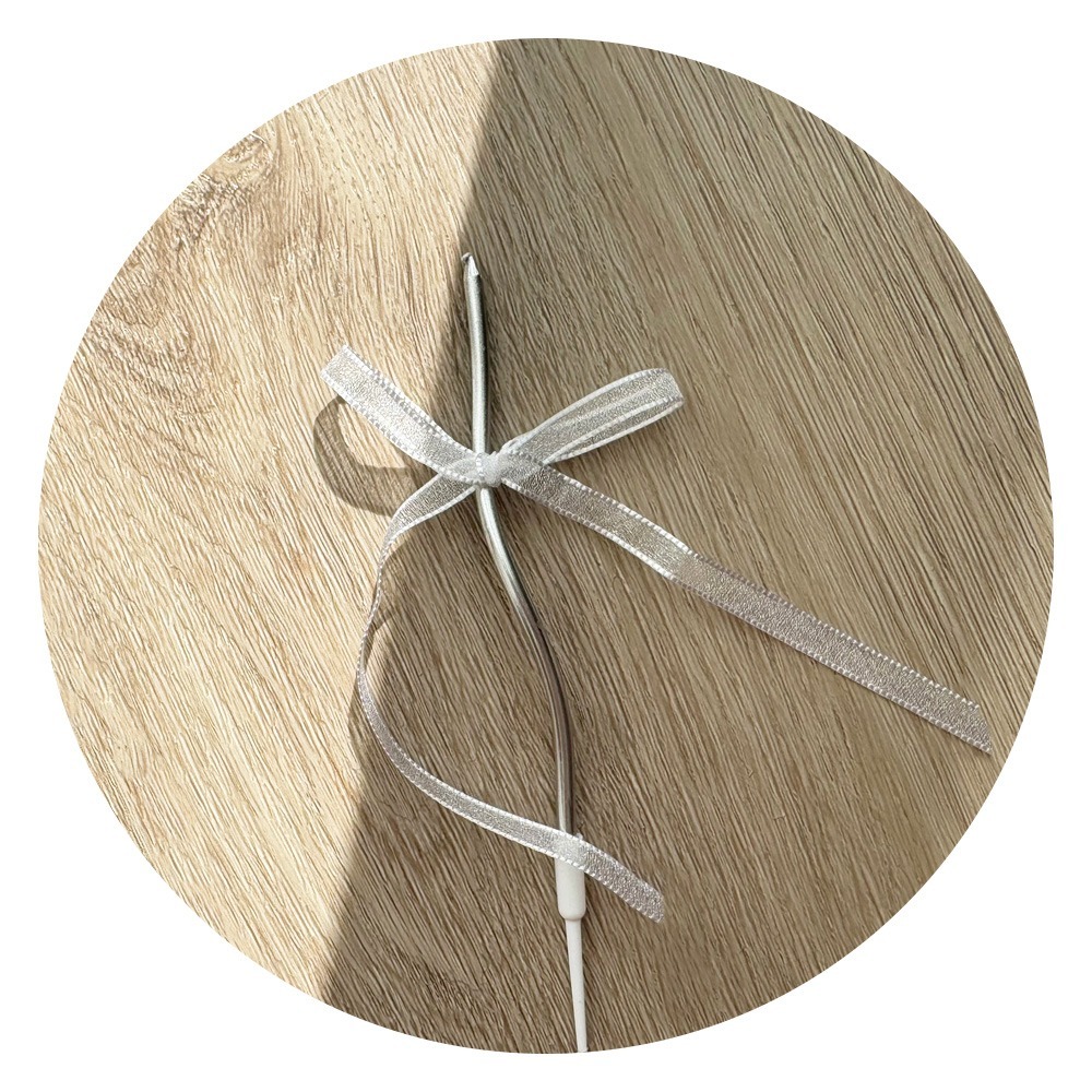 銀蠟燭 × 白緞帶