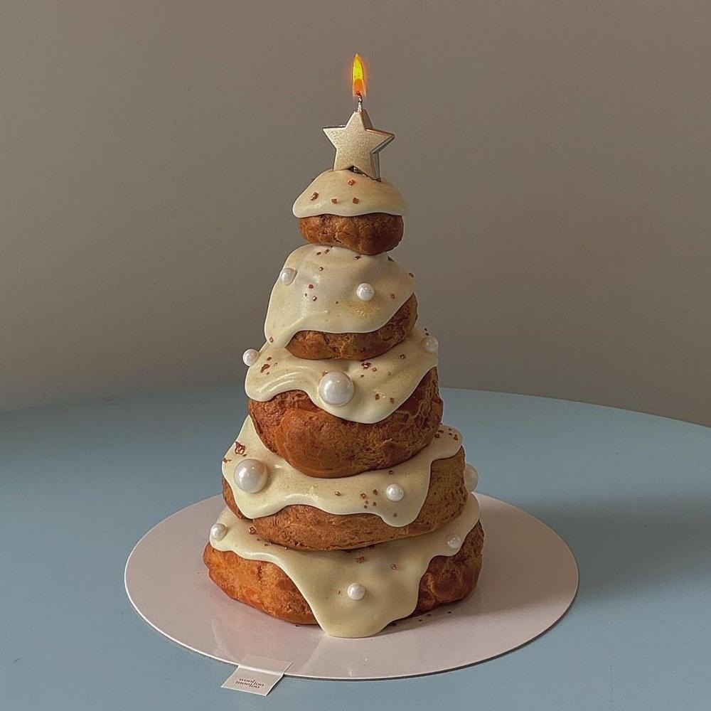 各種星星與月亮蠟燭⭐️ 胖嘟嘟的幸運之星 許願蠟燭 聖誕蠟燭 生日蠟燭 彌月派對 金屬色蠟燭-細節圖7