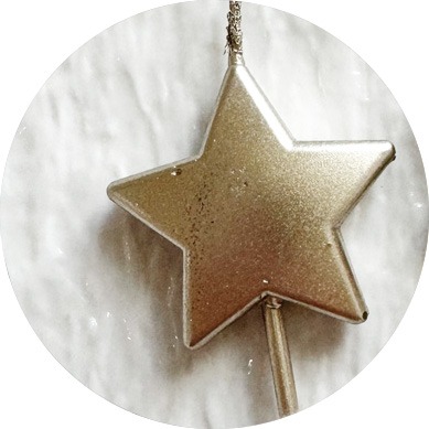 各種星星與月亮蠟燭⭐️ 胖嘟嘟的幸運之星 許願蠟燭 聖誕蠟燭 生日蠟燭 彌月派對 金屬色蠟燭-規格圖8