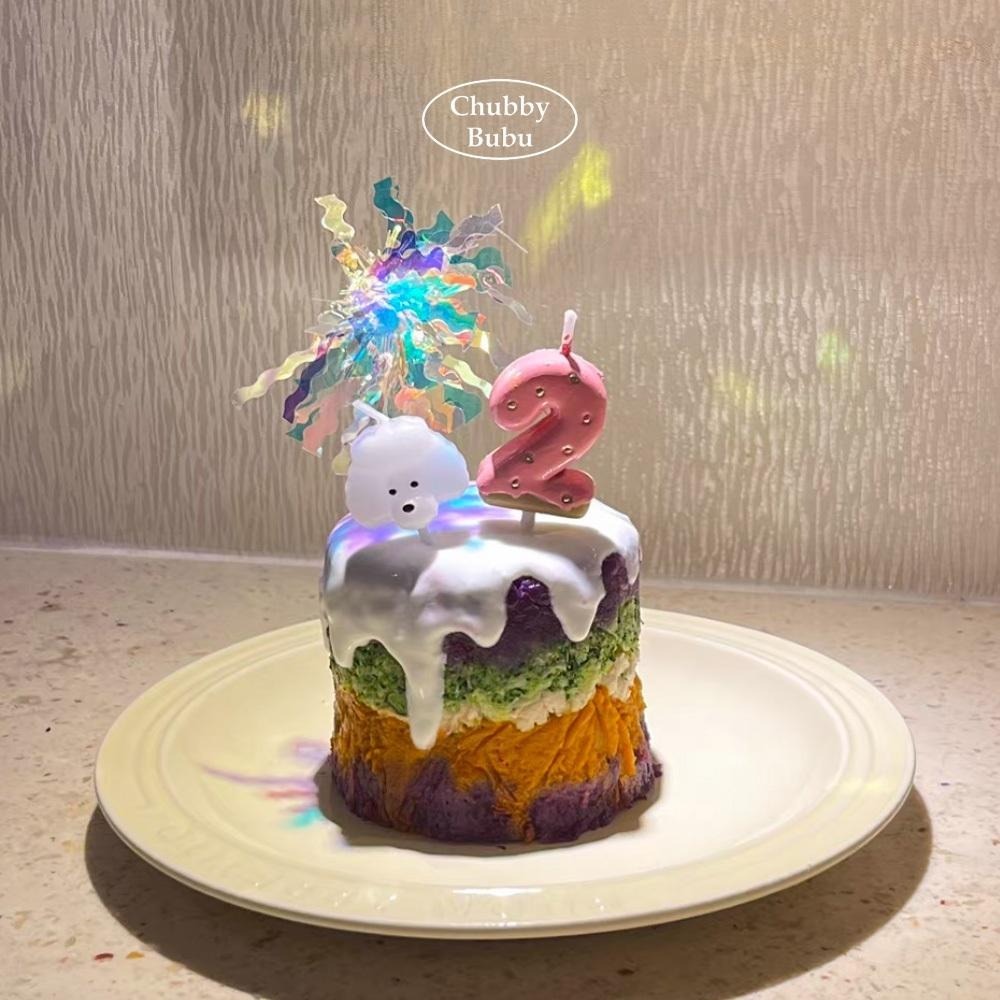 草莓巧克力餅乾造型數字蠟燭 生日蠟燭 情人節蠟燭 歲數蠟燭 彌月蠟燭 百日宴蠟燭-細節圖4