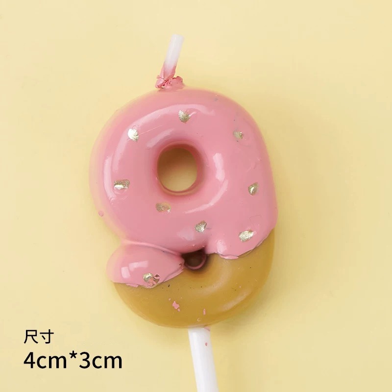 草莓巧克力餅乾造型數字蠟燭 生日蠟燭 情人節蠟燭 歲數蠟燭 彌月蠟燭 百日宴蠟燭-規格圖5