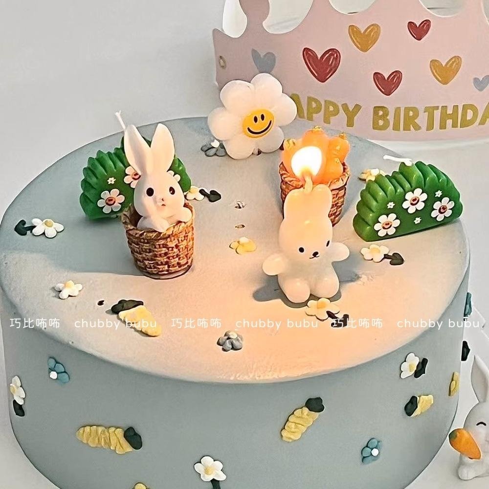 各種小白兔蠟燭🐰 兔子蠟燭 生日蠟燭 ✿ 巧比咘咘 ᴄʜᴜʙʙʏ ʙᴜʙᴜ-細節圖4