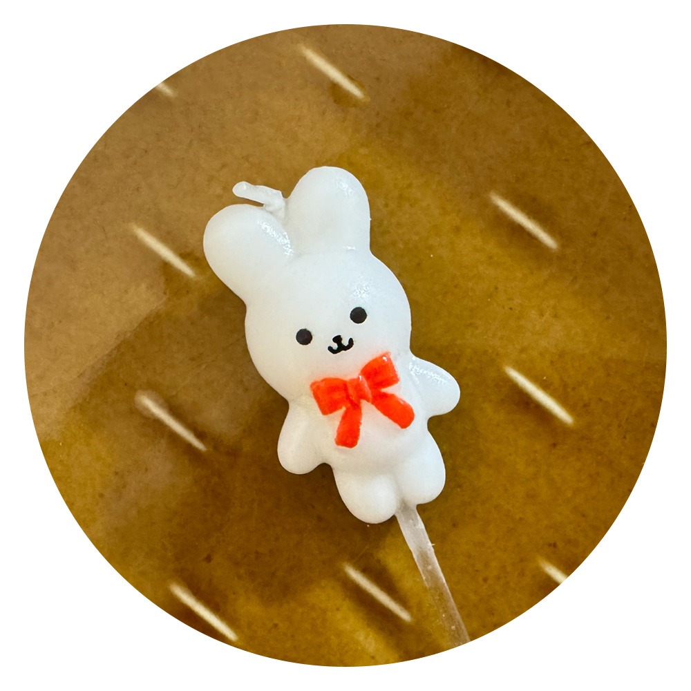 各種小白兔蠟燭🐰 兔子蠟燭 生日蠟燭 ✿ 巧比咘咘 ᴄʜᴜʙʙʏ ʙᴜʙᴜ-規格圖6