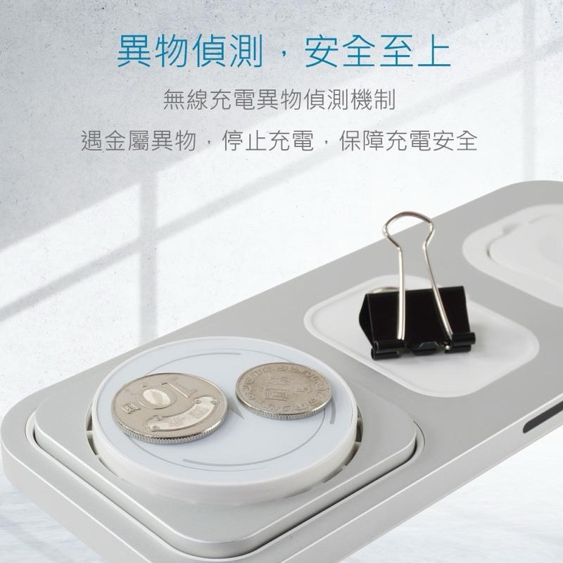 WC-001🧲3in1磁吸無線充電座，辰星數位MINIQ,蘋果手機，蘋果手錶，蘋果耳機充電-細節圖6