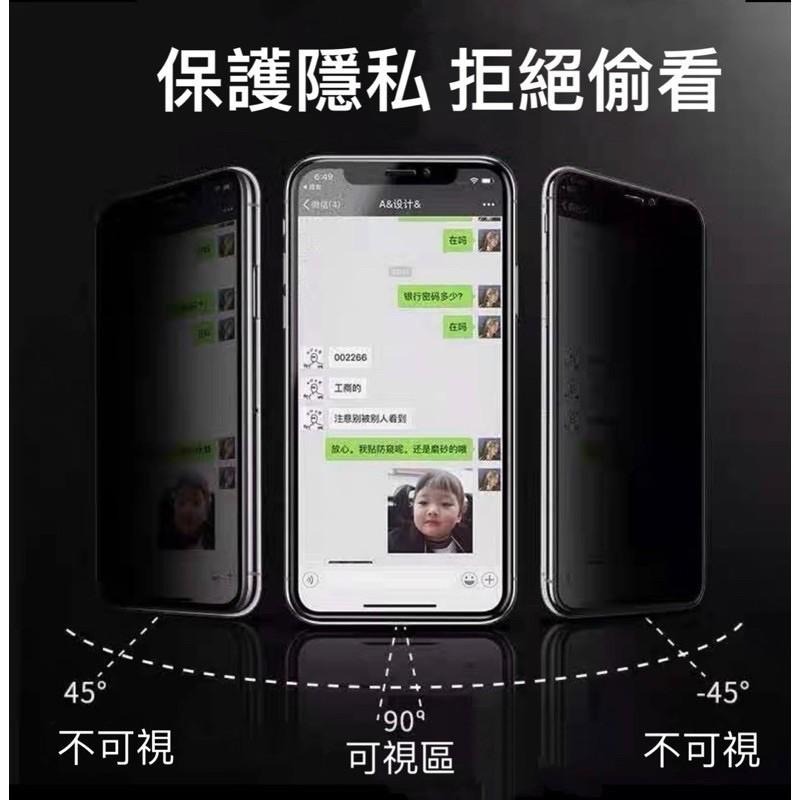 現貨！防偷窺霧面玻璃貼 不怕人偷看 防窺 適用 iPhone 14 13 12 11 Pro Xs XR SE 保護貼-細節圖3