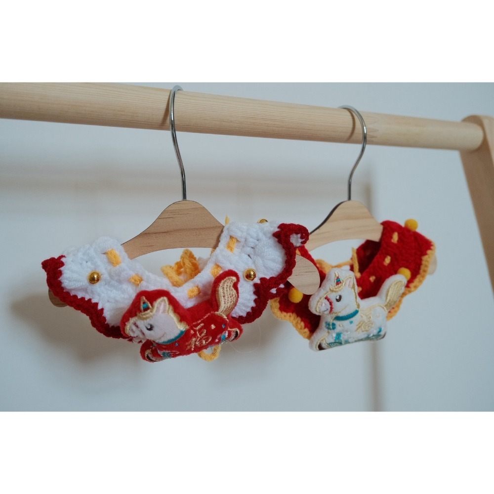 馬年造型圍兜-規格圖1