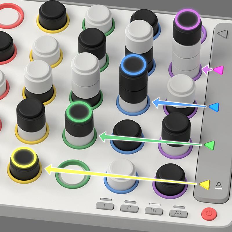 【💖愛選購】GiiKER計客智能空間立體四子棊兒童電子棊類桌遊益智玩具親子遊戲-細節圖3