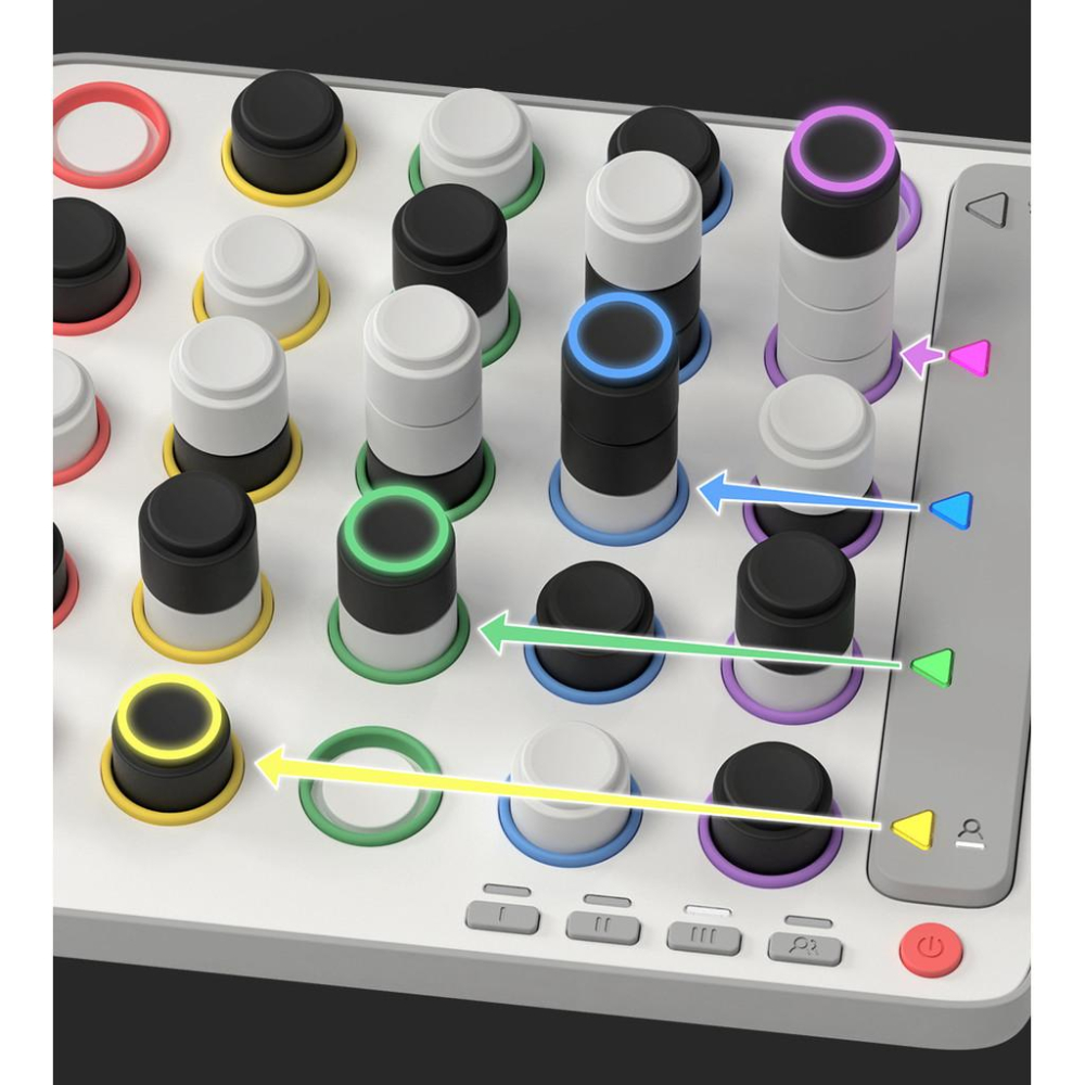 【💖愛選購】GiiKER計客智能空間立體四子棊兒童電子棊類桌遊益智玩具親子遊戲-細節圖7