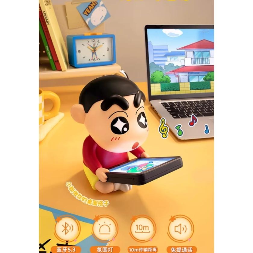 蠟筆小新大娃音 馬克圖布蠟筆小新大娃音響元旦新年禮物男生生日禮物女生送男友 蠟筆小新 動感超人 w-細節圖5