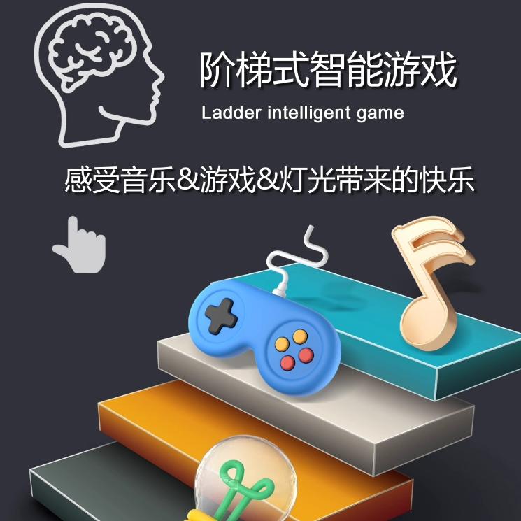 【💖愛選購】益智 節奏大師遊戲機 兒童玩具 掌上遊戲機 節奏鍛鍊 趣味玩具 跳舞機 兒童益智掌上玩具 遊戲機  益智遊戲-細節圖7