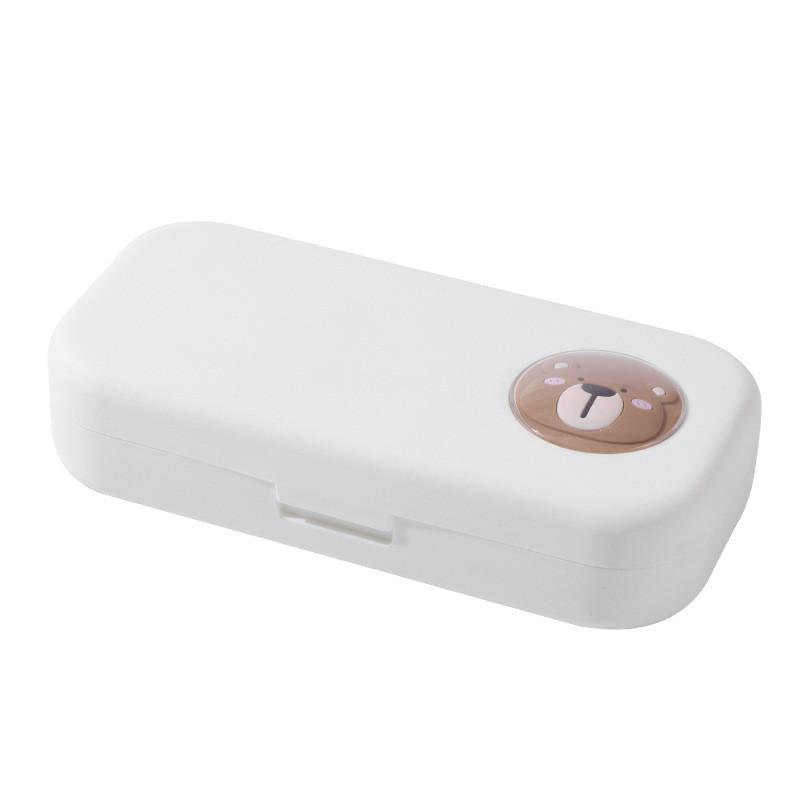 【💖愛選購】莫蘭迪簡約文具盒小學生大容量雙層鉛筆盒卡通高顔值文具收納盒-細節圖5