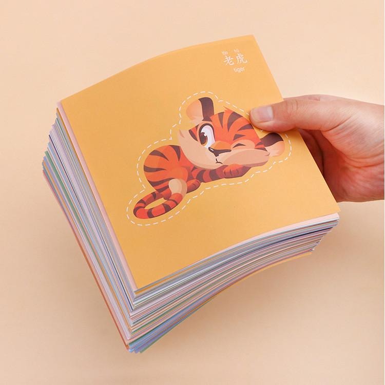 兒童 剪紙手工 DIY2-3-6歲 益智啟懞 趣味幼兒園 寶寶初級 入門 彩色圖案 剪紙 益智 剪紙 L-細節圖4