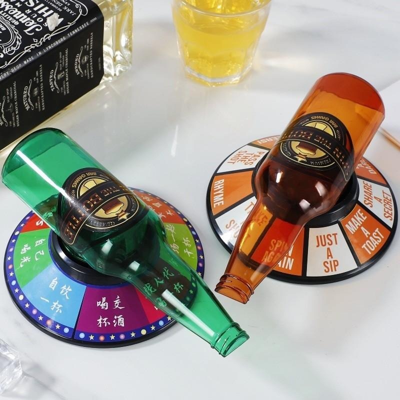 喝酒遊戲 喝酒玩具 喝酒道具 酒桌遊戲 啤酒瓶遊戲 旋轉酒瓶轉盤 酒吧遊戲套裝 ktv助興玩具 聚會喝酒遊戲 w-細節圖3
