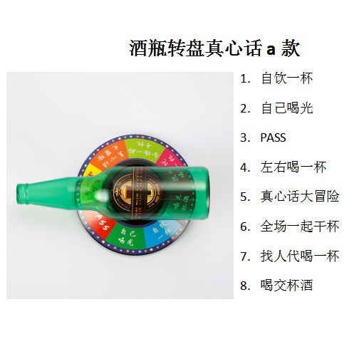酒瓶轉盤真心話A款