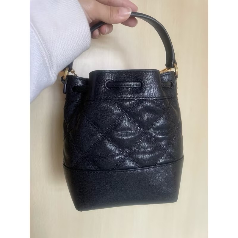 ￼九成新！有購證/TORY BURCH/TB 迷你水桶包 手提包 鏈條包 肩背包 斜背包 側背包-細節圖2