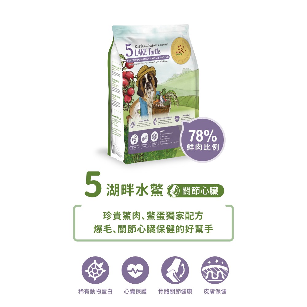 ~米腸家~瑞威天然平衡犬糧2KG 一號草原羊肉/二號森林燉雞/三號海洋魚貝/四號河岸雁鴨/五號湖畔水鱉/六號水虻-規格圖5
