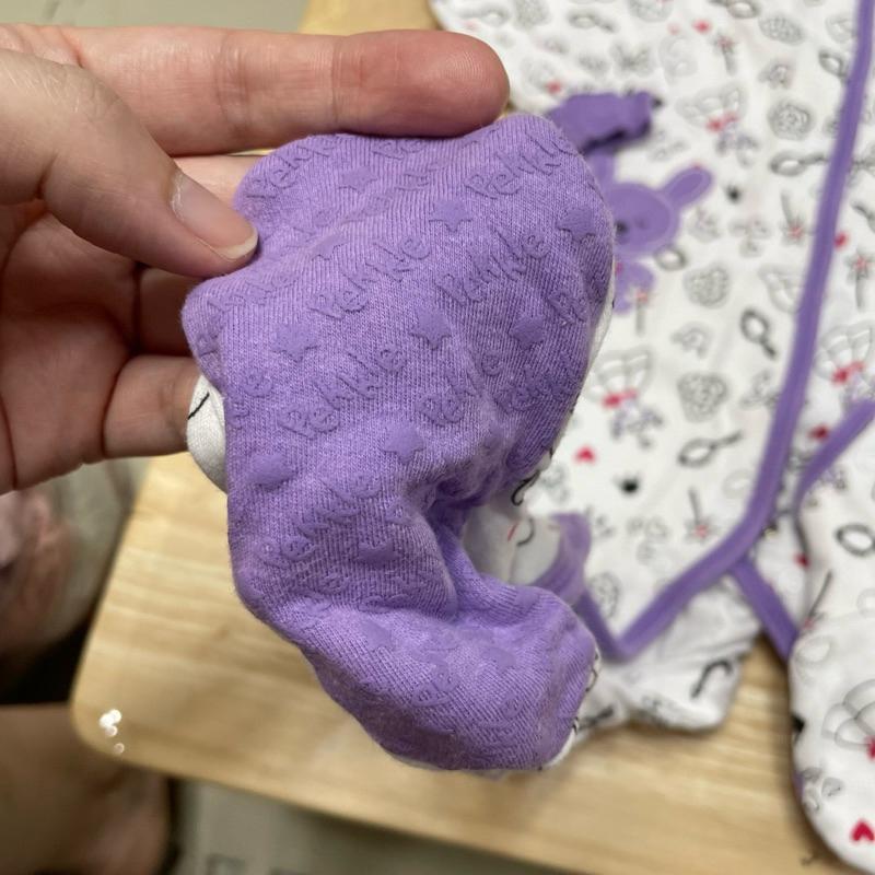 二手 (24m) pekkle 小兔子長袖連身睡衣-細節圖2