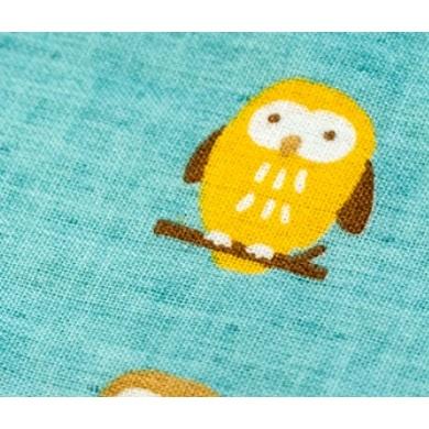 日本製藍藍貓頭鷹毛巾手帕～最特別的禮物都在奧爾思～-細節圖3