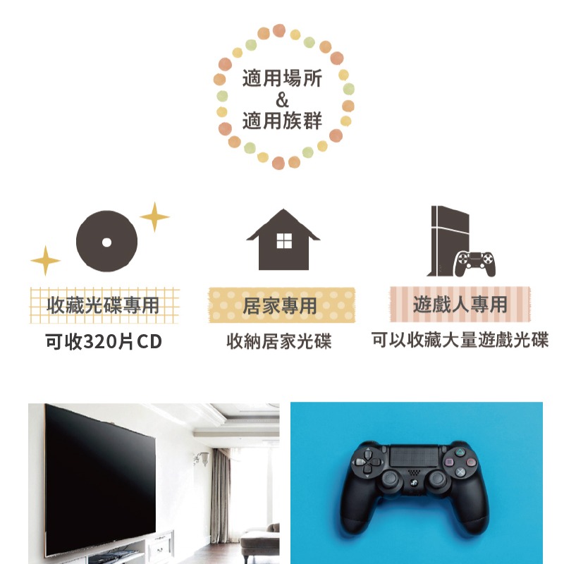 CD收納盒 手提光碟收納盒 可收320張 DVD CD 遊戲片收納包 光碟收納 DVD收藏包【AAA6895】-細節圖4
