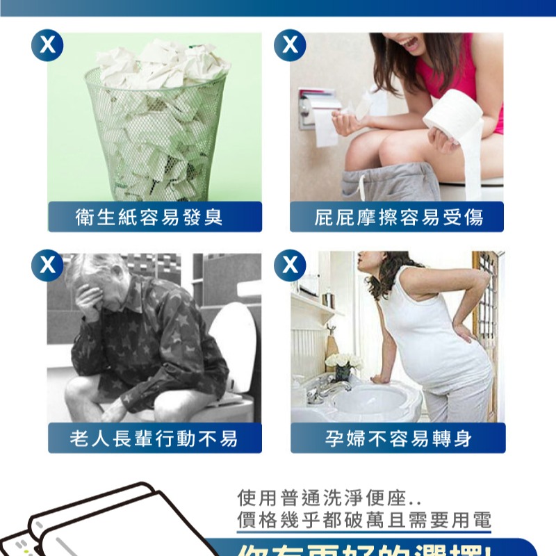 台灣現貨 免插電免治馬桶 免治馬桶座 洗淨便座 免治馬桶 免治馬桶座 婦洗器 洗屁屁機【AAA6820】-細節圖3