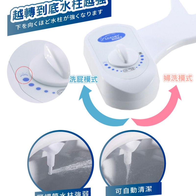 台灣現貨 免插電免治馬桶 免治馬桶座 洗淨便座 免治馬桶 免治馬桶座 婦洗器 洗屁屁機【AAA6820】-細節圖5