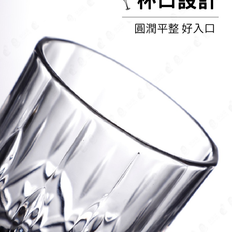 台灣現貨 威士忌杯組 玻璃酒杯 玻璃酒瓶 醒酒瓶 水晶玻璃 酒瓶 酒杯-六杯款【AAA6622】-細節圖7