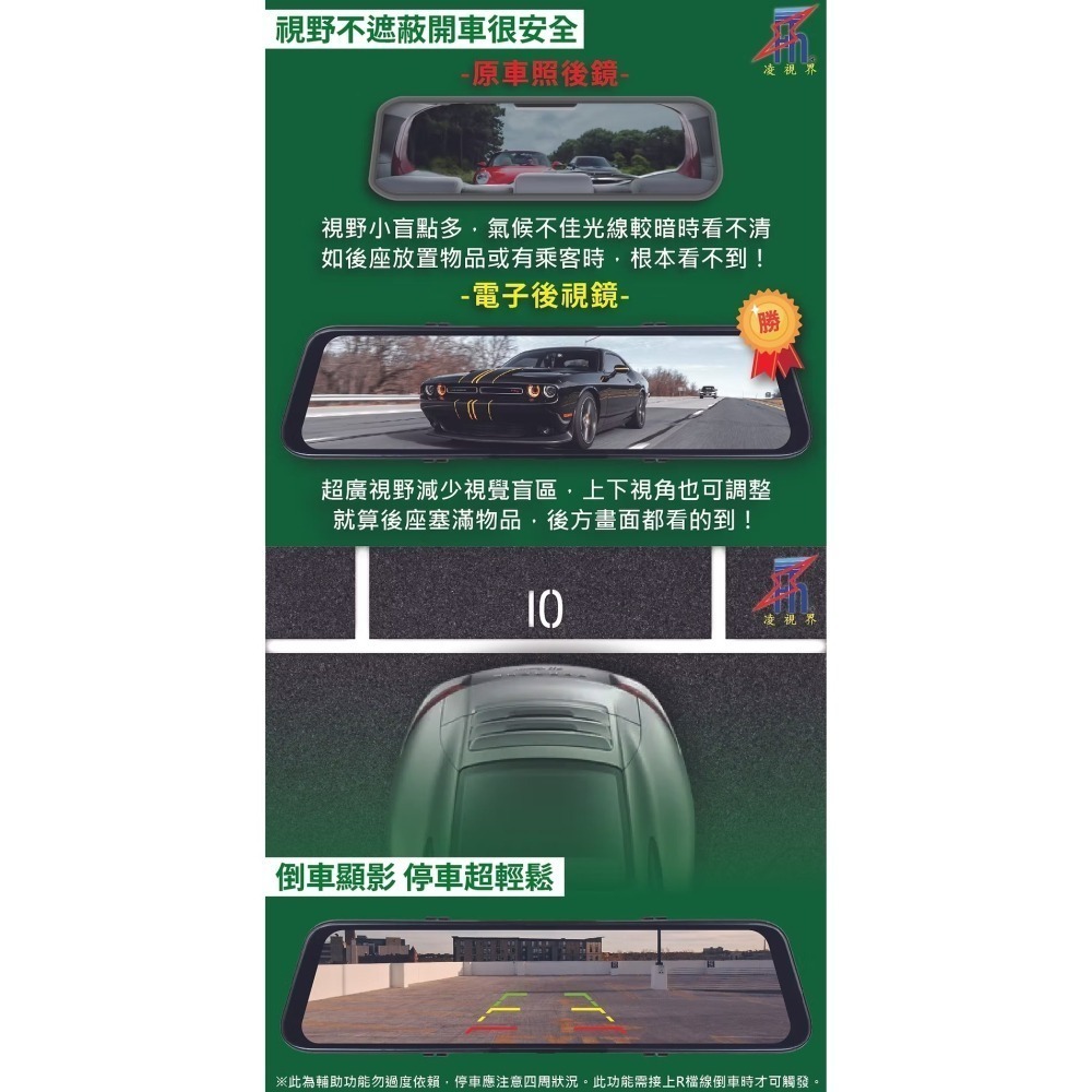 FH-5000A11.8吋-前4K後2K雙鏡頭電子後視鏡 GPS測速照相 | 凌視界｜行車紀錄器-細節圖4