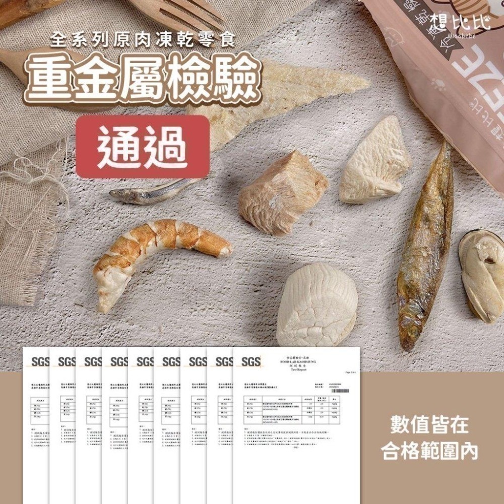 【想比比官方旗艦店】 冷凍乾燥凍乾｜100%純肉無膠零食★拌飯超加分 狗貓都愛吃-細節圖4