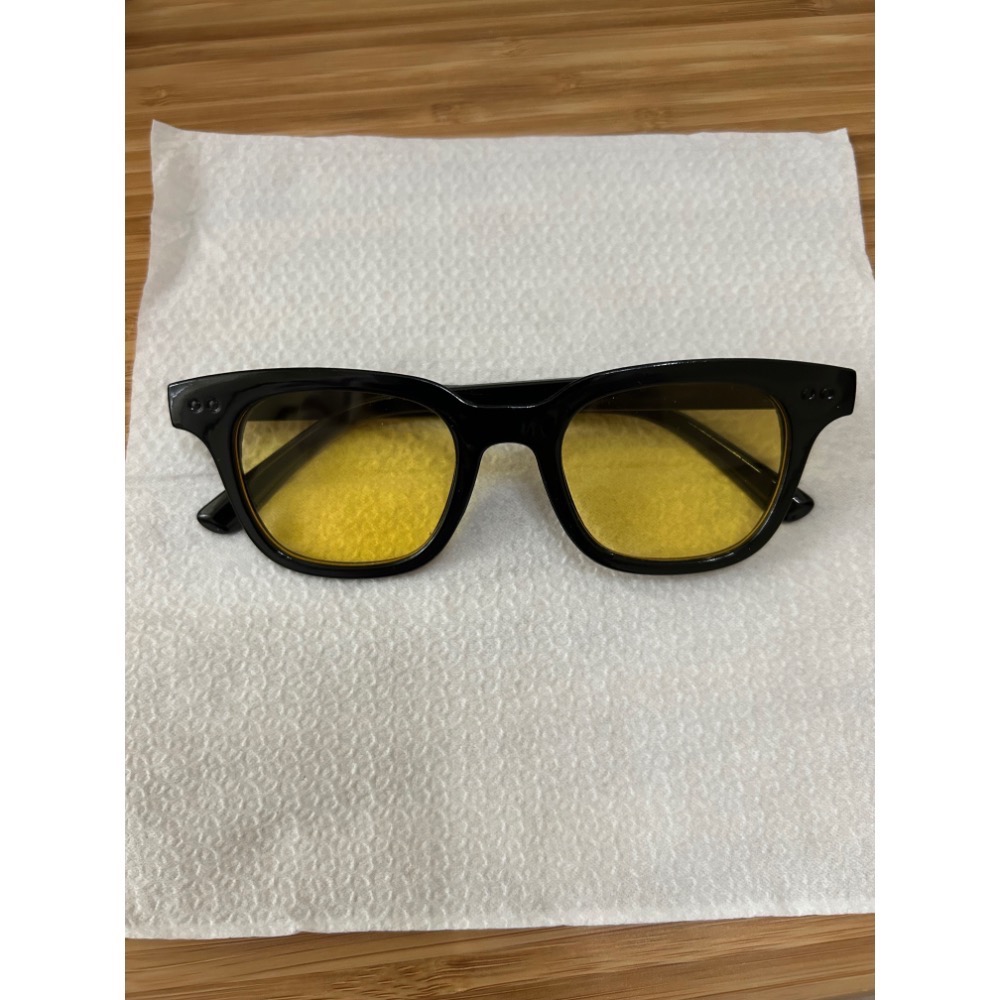 GD 爆款 黃色鏡片墨鏡 模仿 韓國時尚-細節圖4