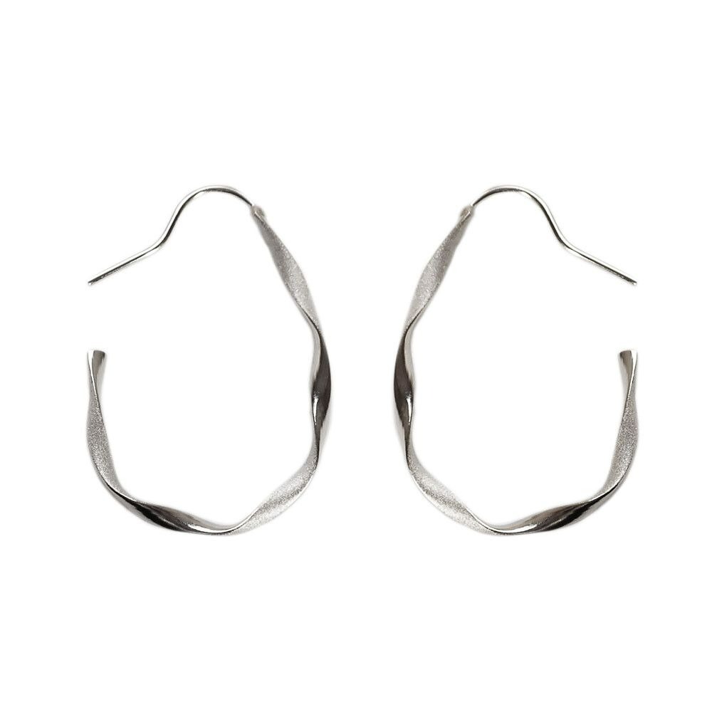 『VITA』【日製飾品｜不規則線條C字針式耳環】-細節圖9