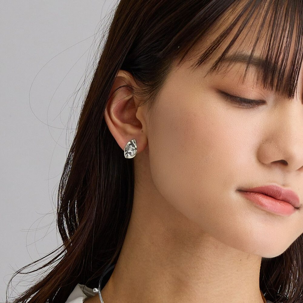 『VITA』【日製飾品｜幾何不規則針式耳環】-細節圖2