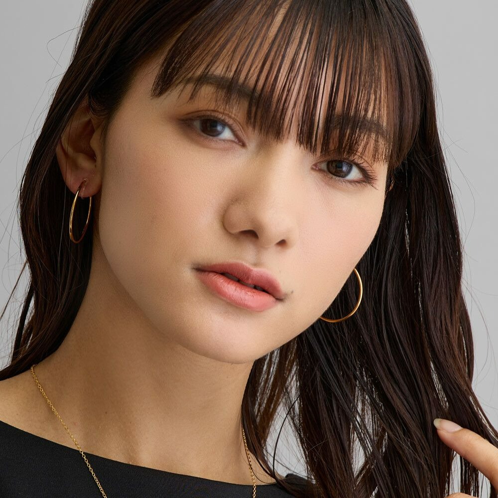 『VITA』【日製飾品｜百搭款金屬圈夾式耳環】-細節圖2