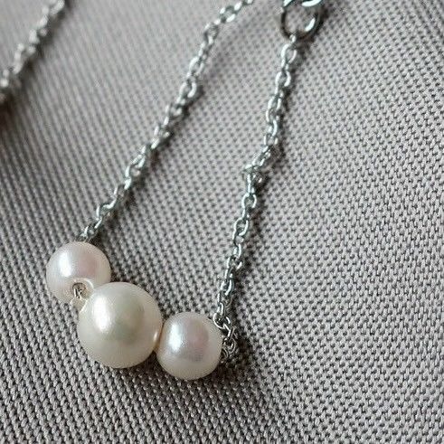 『VITA』【日製飾品｜氣質款三顆珍珠可調戒指】-細節圖2