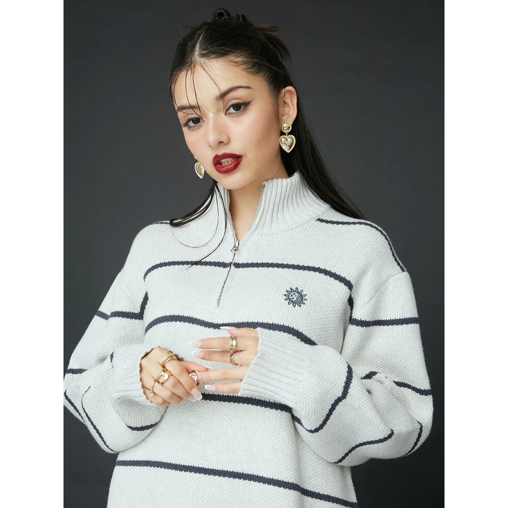 『VITA』【日牌飾品｜EVRIS 凸面🧡耳環】-細節圖2