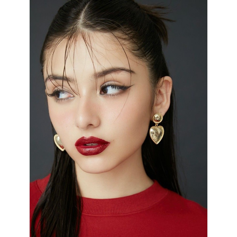 『VITA』【日牌飾品｜EVRIS 凸面🧡耳環】-細節圖3