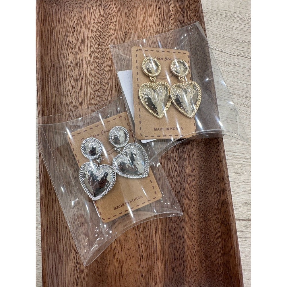 『VITA』【日牌飾品｜EVRIS 凸面🧡耳環】-細節圖4