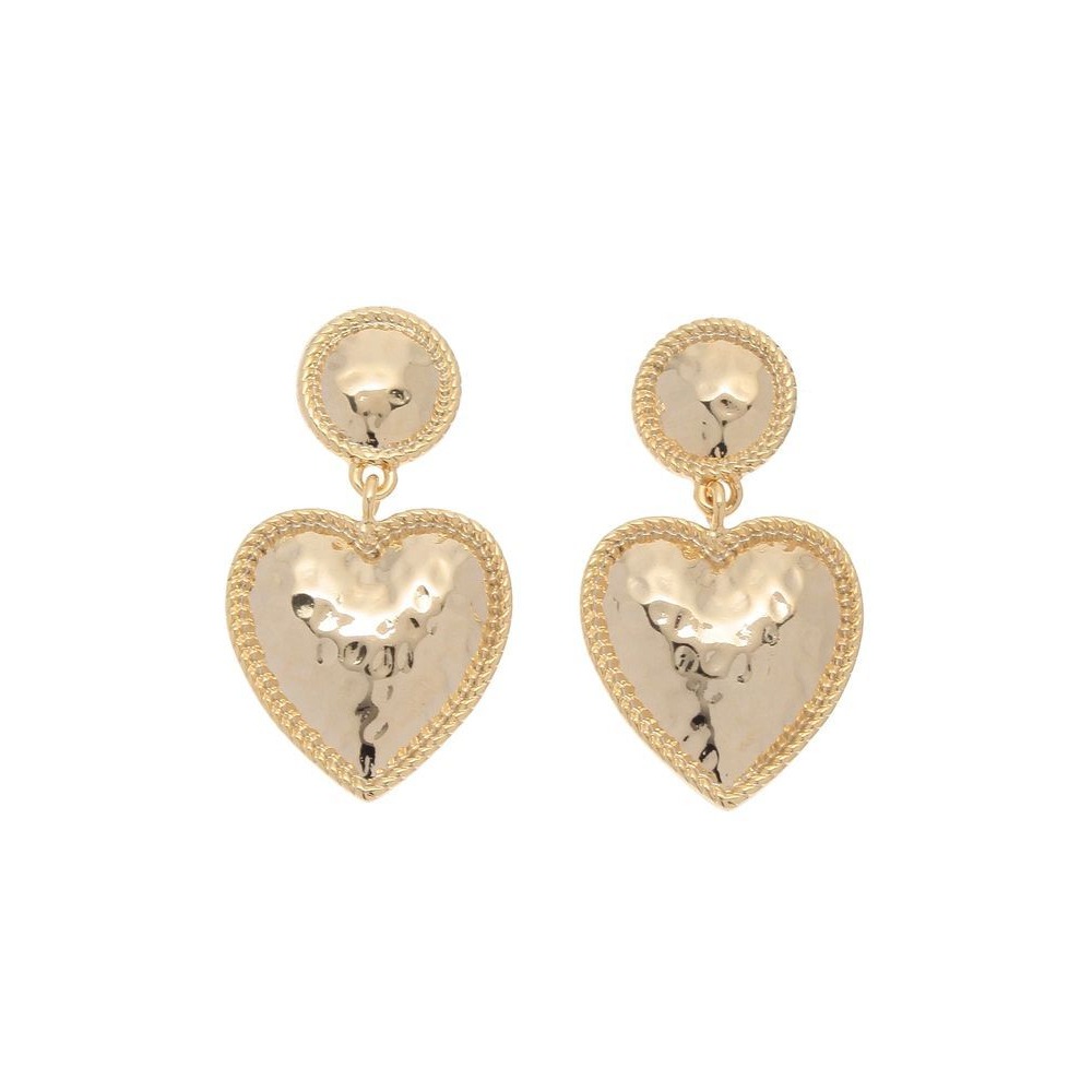 『VITA』【日牌飾品｜EVRIS 凸面🧡耳環】-細節圖5