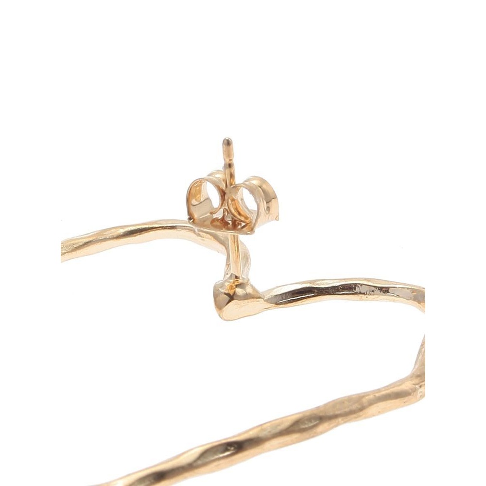 『VITA』【日牌飾品｜EVRIS 金屬鏤空🧡耳環】-細節圖3