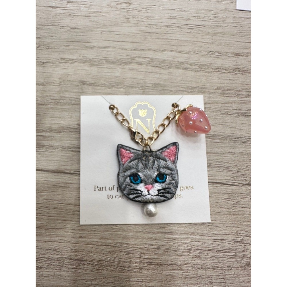 『VITA』【日製小物｜日本職人手作貓咪刺繡吊飾】-細節圖6