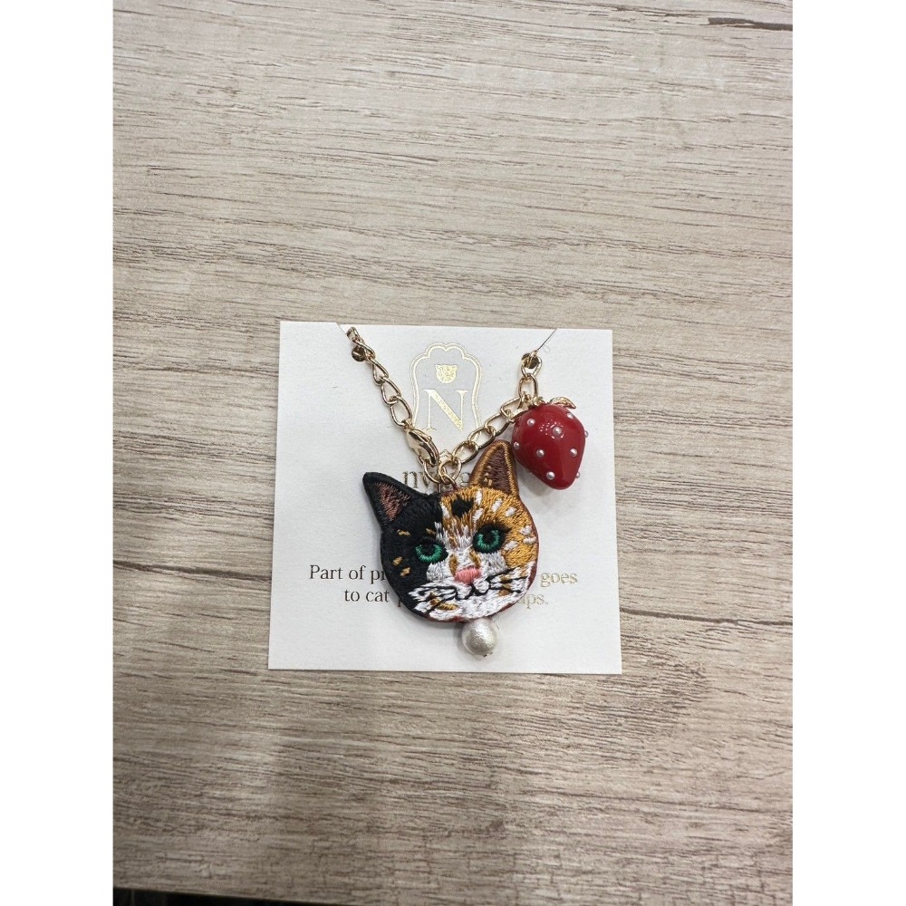 『VITA』【日製小物｜日本職人手作貓咪刺繡吊飾】-細節圖7