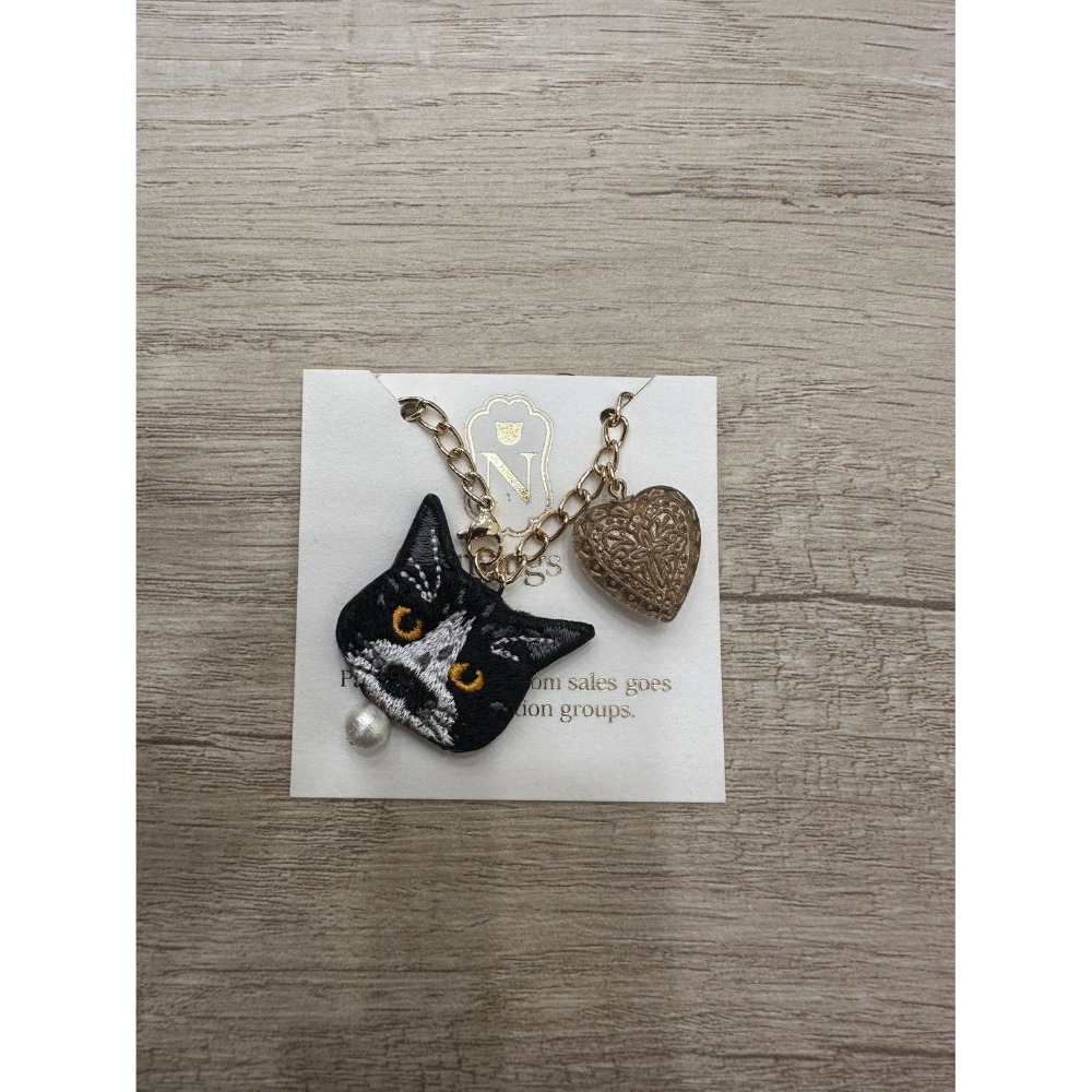 『VITA』【日製小物｜日本職人手作貓咪刺繡吊飾】-細節圖8