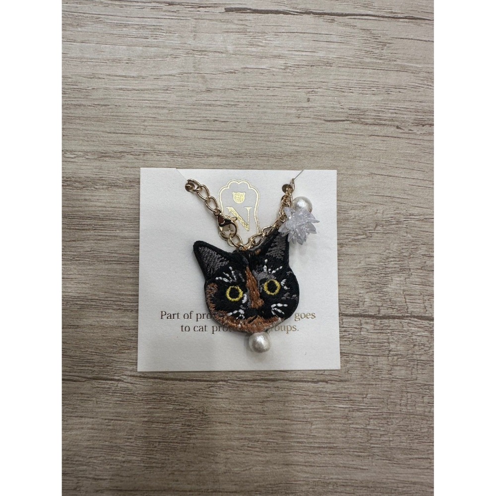 『VITA』【日製小物｜日本職人手作貓咪刺繡吊飾】-細節圖9