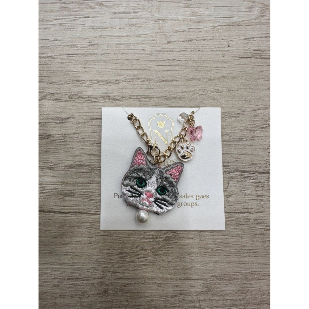 『VITA』【日製小物｜日本職人手作貓咪刺繡吊飾】-細節圖11