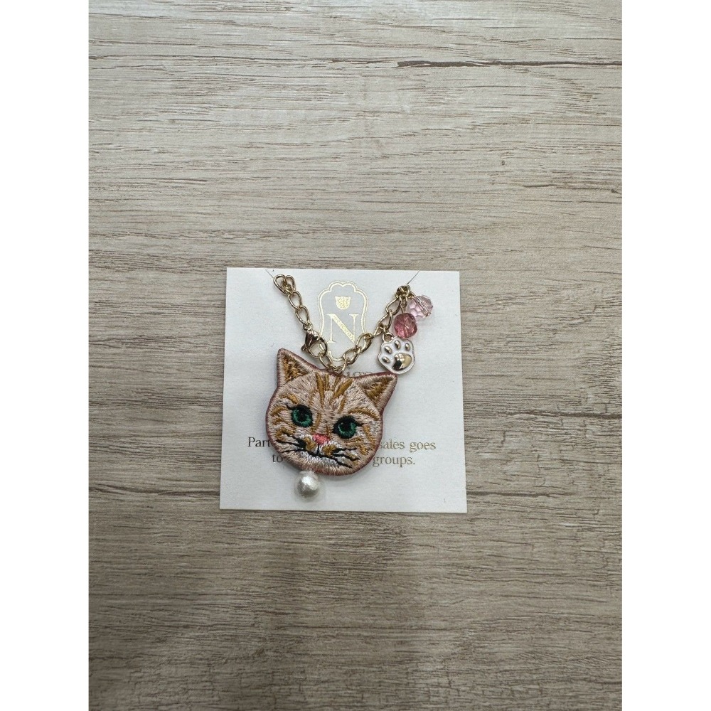 『VITA』【日製小物｜日本職人手作貓咪刺繡吊飾】-細節圖12