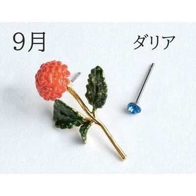 『VITA』【日製飾品｜生日月誕生花耳針耳環】-規格圖6